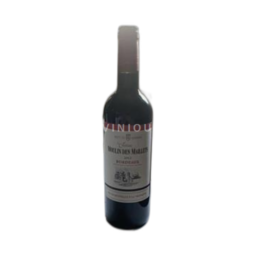 Vin Rouge sec Château Moulin des Maillets 2012 France Bordeaux AOC