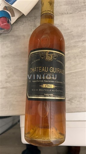 Bordeaux Sauternes Premier Cru Château Guiraud 1983