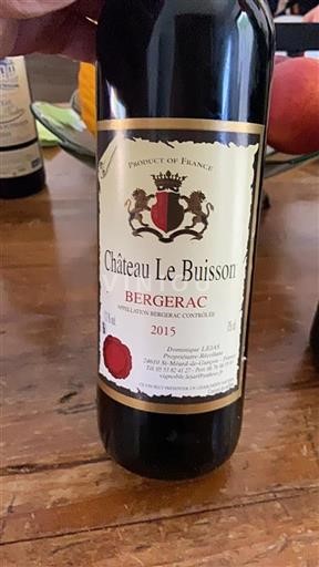 Sudoeste Bergerac Château Le Buisson 2015