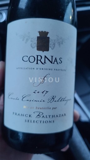 Rona dolina Cornas Franck Balthazar Cuvée Casimir Balthazar 2017