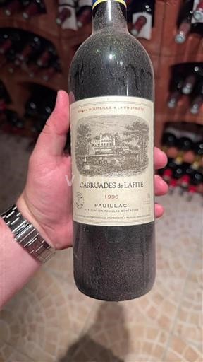 Bordeaux Pauillac Carruades de Lafite 1996