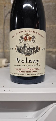 Borgogna Volnay Caves de l'Orangerie 2019
