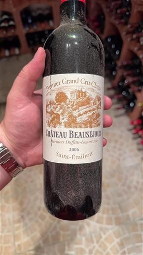 Bordeaux Saint-Émilion Premier Grand Cru Classé Château Beauséjour 2006