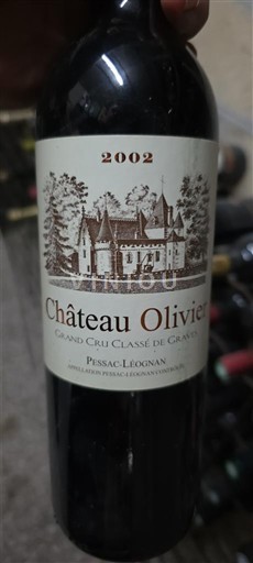 Bordeaux Pessac-Léognan Grand Cru Château Olivier 2002
