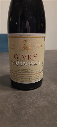 Bourgogne Givry Michel Sarrazin et Fils Clos de la Putin 2016