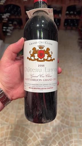 Burdeos Saint-Émilion Gran Cru Grand Cru Classé Château Laroze 1998
