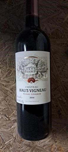 Bordeaux Pessac-Léognan Château Haut-Vigneau 2016