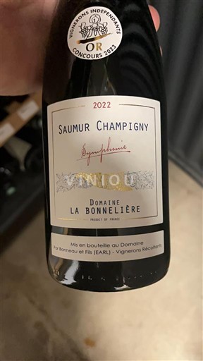 Loire Valley Saumur-Champigny Domaine La Bonnelière 2022