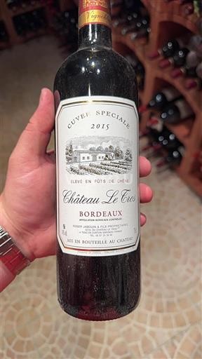Bordeaux Château Le Cros Spéciale 2015