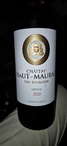 Bordeaux Médoc Cru Bourgeois Château Haut-Maurac 2020