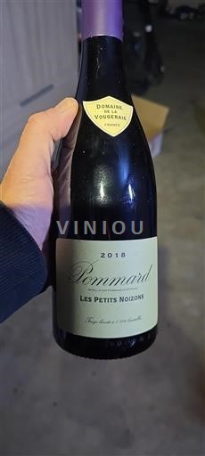 Burgundi Pommard Domaine de la Vougeraie Les Petits Noizons 2018