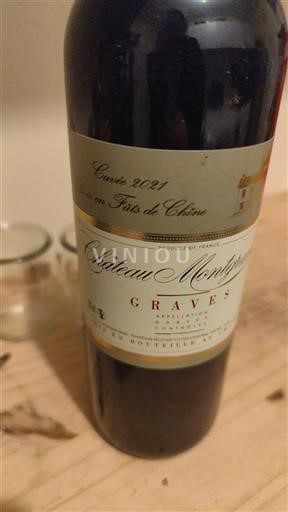 Bordeaux Graves Château Montgron Élevé en Fûts de Chêne 2021