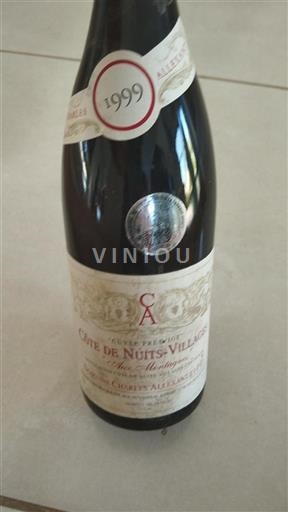 Bourgogne Côte de Nuits-byar Charles Alexandre Prestige 1999