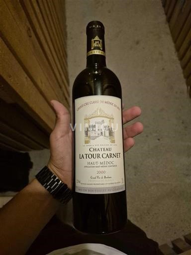 Bordeaux Haut-Médoc Grand Cru Château La Tour Carnet 2000