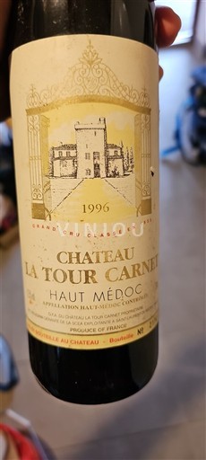 Burdeos Haut-Médoc Grand Cru Château La Tour Carnet 1996