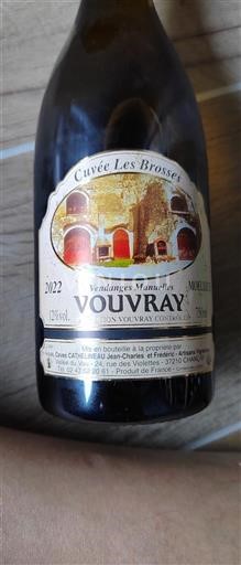 Vallée de la Loire Vouvray Caves Cathelineau Les Brosses 2022