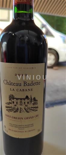 Bordéus Saint-Émilion Grand Cru Grand Cru Château Badette La Cabane 2013