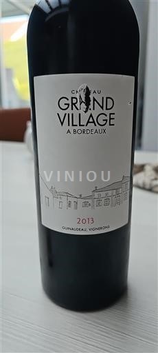 Bordeaux Château Grand Village 2013