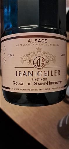 Alsace Jean Geiler Rouge de Saint-Hippolyte 2023