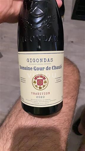 Thung lũng Rhône Gigondas Domaine Gour de Chaulé Tradition 2020