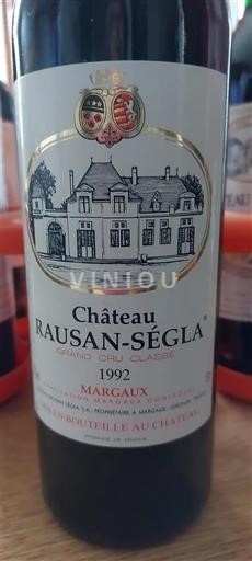 Burdeos Margaux Grand Cru Château Rauzan-Ségla 1992