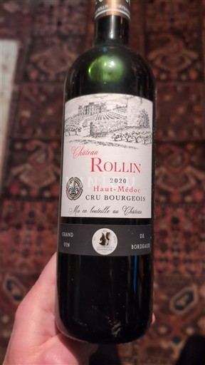 Bordeaux Haut-Médoc Cru Bourgeois Château Rollin 2020
