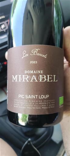 Languedoc Pic-saint-loup Domaine Mirabel Les Bancels 2023
