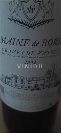 Burdeos Graves-de-vayres Domaine Borde 2024