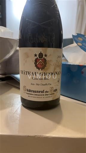 Rhônen laakso Châteauneuf-du-Pape Château Gigognan Clos du Roi 2018