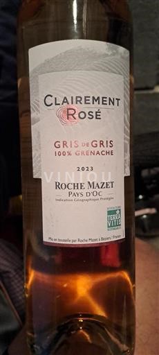 Languedoc und Roussillon Pays d'Oc Roche Mazet Clairment Rosé 2023