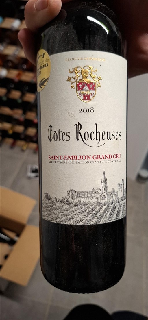Bordeaux Saint-Émilion Grand Cru Grand Cru Côtes Rocheuses 2018