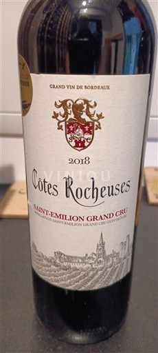Bordeaux Saint-Émilion Grand Cru Grand Cru Côtes Rocheuses 2018