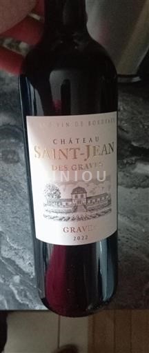 Bordéus Graves Château Saint-Jean des Graves 2022
