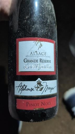 Alsazia Alphonse Meyer Les Myrtilles 2015