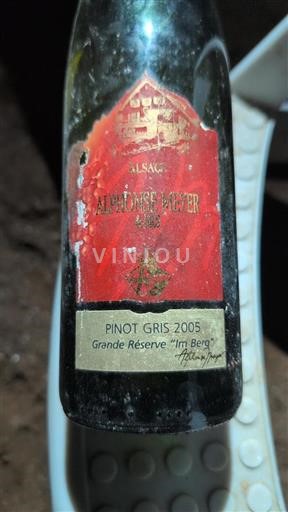 Alsace Grand Cru Alphonse Meyer & Fils Grande Réserve 'Im Berg' 2005
