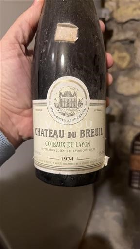 Dolina Loare Coteaux-du-Layon Château Breuil 1974