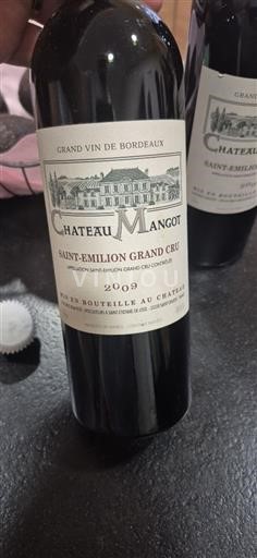 Bordeaux Saint-Émilion Grand Cru Grand Cru Château Mangot 2009