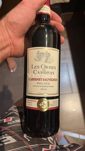 Languedoc-Roussillon Pays d'Oc Les Ormes de Cambras Réservée 2018