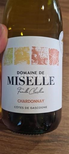 Sud-Ovest Côtes de Gascogne Domaine Miselle Chardonnay 2024