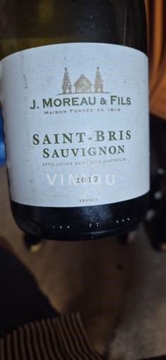 Burgundija Saint-Bris J. Moreau & Fils Saint-Bris Sauvignon 2017