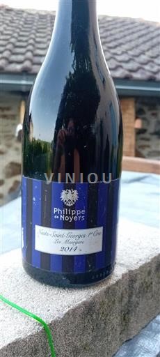 Bourgogne Nuits-saint-georges Premier Cru Philippe de Noyers Les Meurgers 2014
