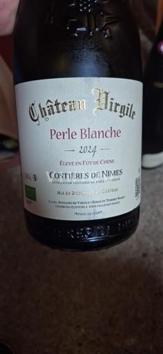Rhônedalen Costières-de-Nîmes Château Virgil Perle Blanche 2024
