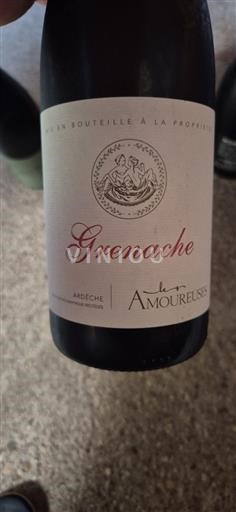 Alperna och Rhône-länderna Ardèche Les Amoureuses Grenache Icke årgångsbetecknad