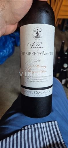 South West Côtes de Gascogne Lionel Osmin & Cie Villa Chambre d'Amour 2016