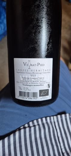 Valle del Rodano Crozes-Hermitage Domaine Laurent Veyrat Le Veyrat-Pied 2023
