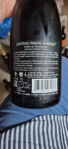 Roussillon Côtes-du-Roussillon Château Nadal Hainaut 2017