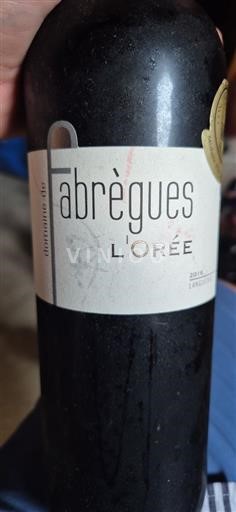 Langvedok Ni doloceno Domaine Fabrègues L'Orée 2016