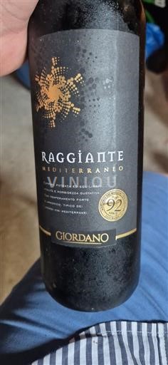 Sicily Not Specified Giordano Raggiante Mediterraneo Non-Vintage