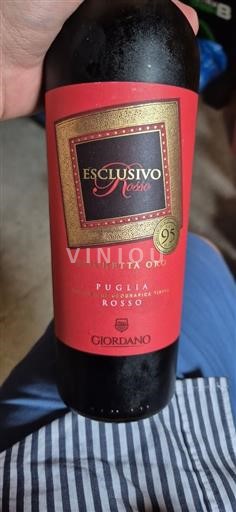 Apulia No especificado Giordano Esclusivo Rosso Etichetta Oro Sin añada
