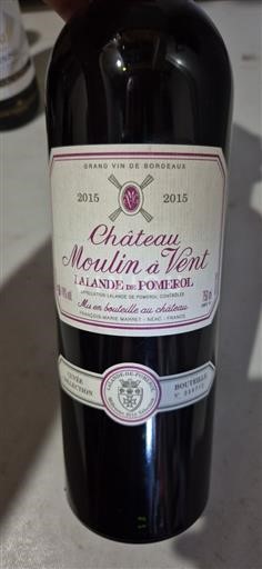 Burdeos Lalande-de-Pomerol Château Moulin à Vent Association 2015